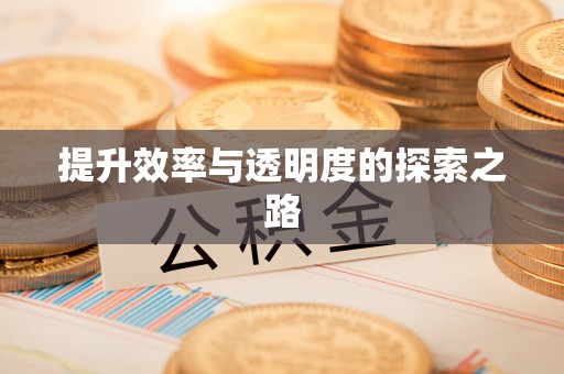 玉东提升效率与透明度的探索之路
