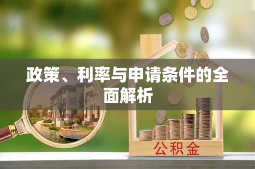玉东政策、利率与申请条件的全面解析
