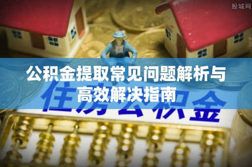 玉东公积金提取常见问题解析与高效解决指南