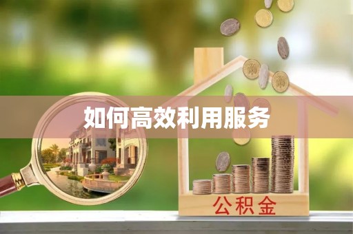 玉东如何高效利用服务