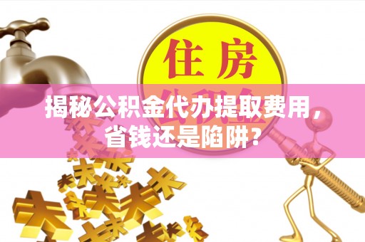 玉东揭秘公积金代办提取费用，省钱还是陷阱？
