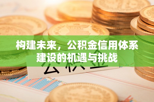 玉东构建未来，公积金信用体系建设的机遇与挑战