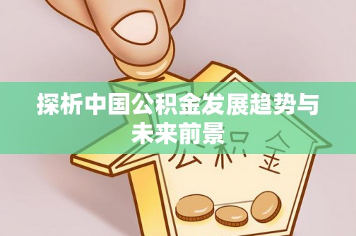 玉东探析中国公积金发展趋势与未来前景