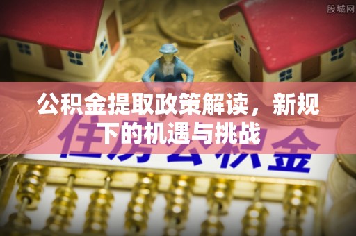 玉东公积金提取政策解读，新规下的机遇与挑战