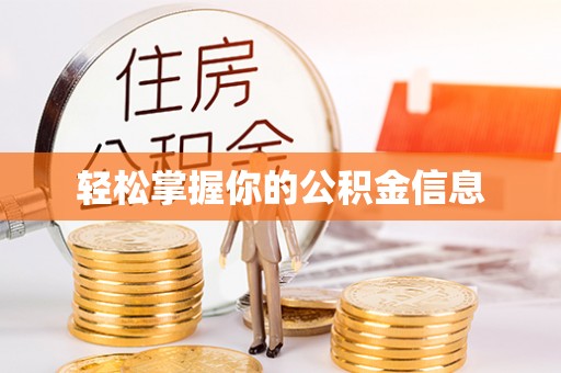 玉东轻松掌握你的公积金信息